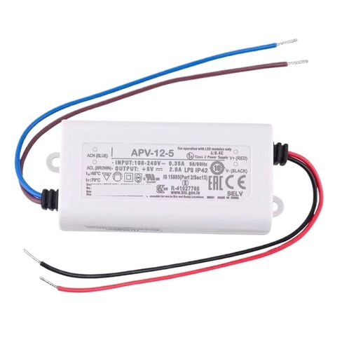 1pcs APV-12-5 5V 12W Single Output Constant Voltage Switching Power Supply LED Driver in Kuwait