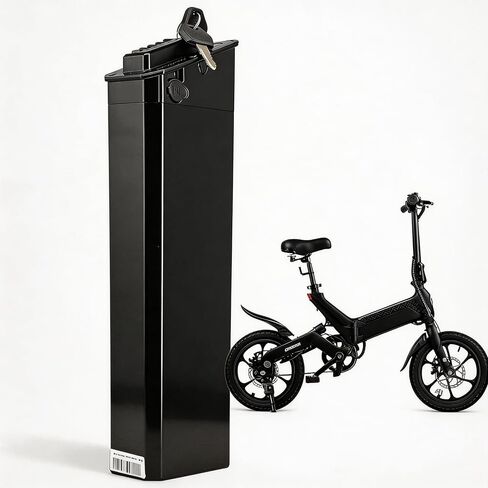 48V 7.5Ah Lithium-Ion Replacement Battery for Jetson Haze HA318 Folding E-Bike, 30A BMS Multi-Protection, 5-Pin & DC Charging Port, 120W-500W Motor Fit, Compact Size 13.39x3.74x2.2 inches, 5.84 lbs in Kuwait