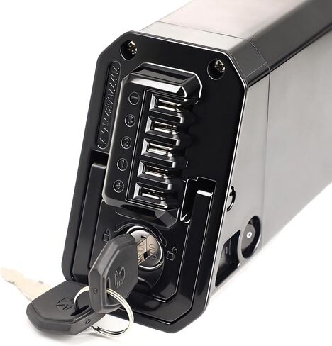 48V 7.5Ah Lithium-Ion Replacement Battery for Jetson Haze HA318 Folding E-Bike, 30A BMS Multi-Protection, 5-Pin & DC Charging Port, 120W-500W Motor Fit, Compact Size 13.39x3.74x2.2 inches, 5.84 lbs in Kuwait