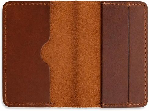 Leather Journal Cover for 2.5 x 4 Inches Pocket Notebooks – Handmade Refillable Mini Notebook Cover – Compatible with Outus, Qeeenar & Similar Small Journals, Travel Memo Pads & Pocket Diaries in Saudi Arabia