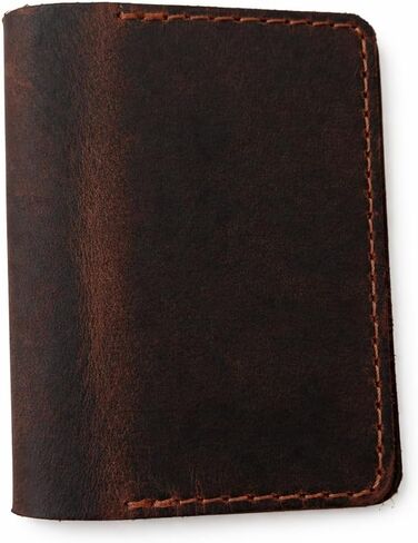Leather Journal Cover for 2.5 x 4 Inches Pocket Notebooks – Handmade Refillable Mini Notebook Cover – Compatible with Outus, Qeeenar & Similar Small Journals, Travel Memo Pads & Pocket Diaries in Saudi Arabia
