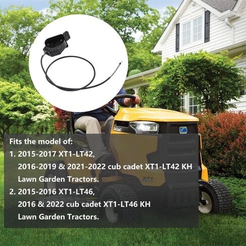 946-05097A Throttle/Choke Cable 21.6" Enduro Fits CUB Cadet XT1-LT42 XT1-LT46 KH Lawn Garden Tractors (946-05097A 21.6") in Saudi Arabia