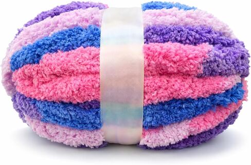 Bulky Chenille Yarn Super Soft, Thick Chunky Knitting Yarn for Hand Knitting 0.55LB in Kuwait