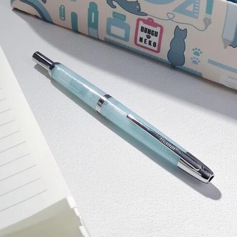 JINHAO 20 الجليد الأزرق الراتنج الصحافة قلم حبر EF بنك الاستثمار القومي الكتابة قلم حبر مع محول مدرسة مكتب القرطاسية هدية in Kuwait