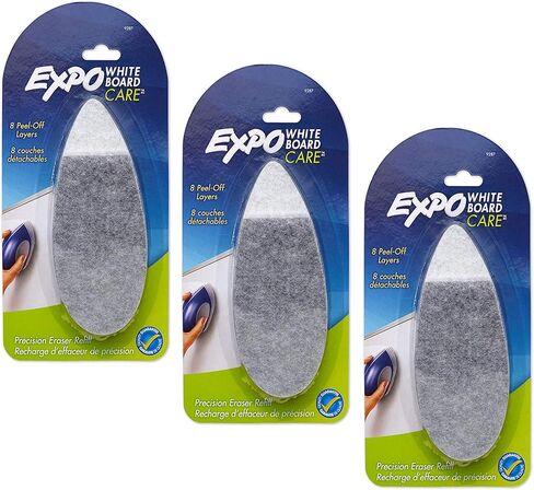 EXPO Precision Point Whiteboard Eraser, Refill - 3 Pack in Kuwait