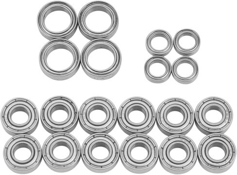Rc Accessories for Tamiya for TT01 for TT-01 TT01D TT01E TT01R DF02 1/10 20Pcs Ball Bearing Kit RC Car Upgrade Parts in Kuwait