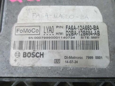 Engine ECM Control Module 1.6L 14-17 Compatible with Ford Compatible with Fiesta FA6A-12A650-BA FA6A12A650BA in Kuwait