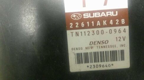 Engine ECM Electronic Control Module 2.5L AT Fits 06 Compatible with Legacy 22611AK42B in Kuwait