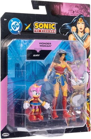مجموعة مجسمات شخصيات DC X Sonic القابلة للتجميع من إيمي في دور ووندر وومان ووندر وومان نفسها! تتميز بنقاط مفصلية متعددة لوضعيات مليئة بالحركة in Kuwait