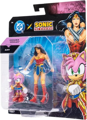 مجموعة مجسمات شخصيات DC X Sonic القابلة للتجميع من إيمي في دور ووندر وومان ووندر وومان نفسها! تتميز بنقاط مفصلية متعددة لوضعيات مليئة بالحركة in Kuwait