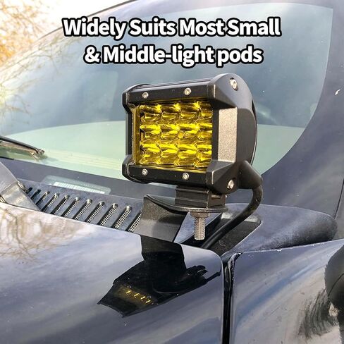 Hood Hinges Mount Brackets for Offroad Ditch Light & Whip Antenna Compatible with Chevrolet Suburban Tahoe Chevy Silverado & GMC Yukon Sierra in Saudi Arabia