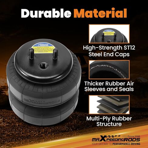 طقم أكياس تعليق هوائي خلفي من maxpeedingrods 5000 رطل لنيسان تيتان 2WD 4WD 2004-2015 طقم زنبرك مساعد الهواء in Kuwait