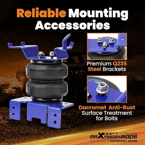 طقم أكياس تعليق هوائي خلفي من maxpeedingrods 5000 رطل لنيسان تيتان 2WD 4WD 2004-2015 طقم زنبرك مساعد الهواء in Kuwait