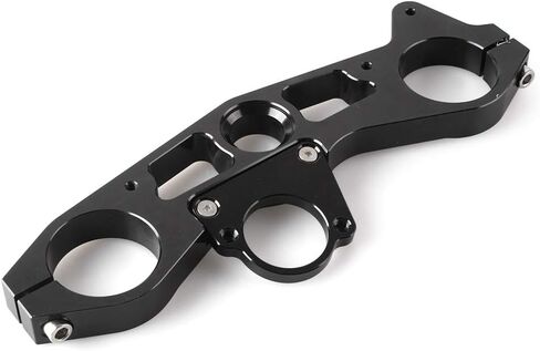 FSFY Motorcycle Triple Tree Front Upper Top Clamp for Kawasaki Ninja ZX6R 2009-2012, Black in Kuwait