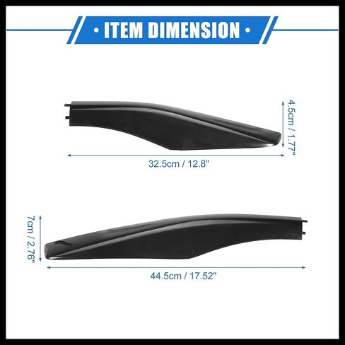 4pcs Car Roof Rack Side Rails End Cover Cap Compatible for Lexus RX350 RX400h RX330 2003-2009, Durable Plastic Black Cargo Rack Legs Protection Durable Material in Kuwait