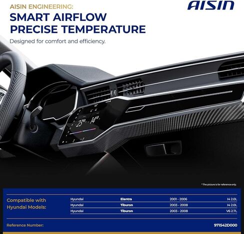 AISIN AFTERMARKET BDAAZ-00242 Main HVAC Air Door Actuator - Compatible with Hyundai Elantra 2001-2006, Tiburon 2003-2008 - Mode in Kuwait