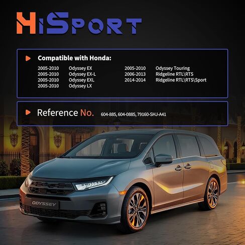 HiSport HVAC Heater Blend Door Actuator - Compatible with Honda 2005-2010 Odyssey 2006-2014 Ridgeline Replace 604-0885 79160-SHJ-A41, Temperature, Dual Zone Temperature Control in Kuwait