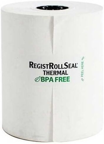 National Checking Phenol Free Thermal White 1 Ply Registroll, 3.13 inch x 230 Feet - 50 per case. in Kuwait