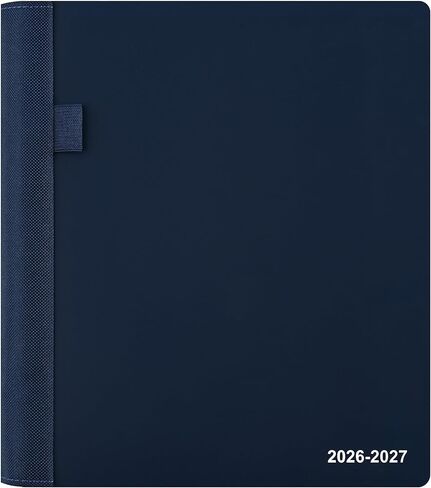 2026-2027 كتاب المواعيد الأكاديمية الأسبوعية والشهرية مقاس 7 × 9 بوصة، أزرق داكن (ST60360-27) in Kuwait