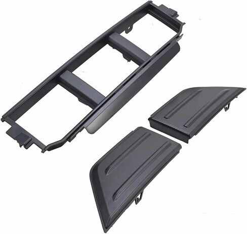 وسادات واقيات الصدمات الأمامية وغطاء مركزي سفلي مناسب لسيارة Ford F-150 2021-2024، وغطاء أغطية نهاية للواقيات وشبكة مصد أمامي لسيارة Ford F150 باللون الأسود in Kuwait