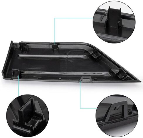 وسادات واقيات الصدمات الأمامية وغطاء مركزي سفلي مناسب لسيارة Ford F-150 2021-2024، وغطاء أغطية نهاية للواقيات وشبكة مصد أمامي لسيارة Ford F150 باللون الأسود in Kuwait