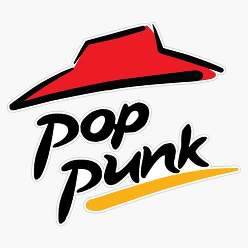 Pop Punk! Vinyl Sticker Laptop Decal Car Bumper Window Waterproof 6 Mil 5" in Kuwait