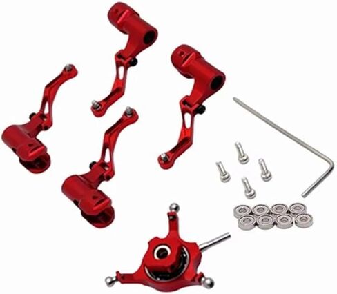 أجزاء ألعاب سيارات RC لـ WLtoys لـ K124 K170 مشبك ترقية معدني مجموعة محمل القرص المتقاطع تعديل ملحقات السيارة للتحكم عن بعد (أسود) in Kuwait