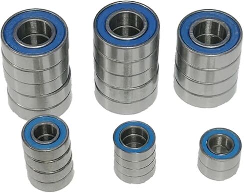 قطع غيار Rc لكيوشو لـ MP10 MP9 TKI2 TKI3 TKI4 24 قطعة الأختام المطاطية الزرقاء تحمل 8x16x5 مللي متر 5x11x4 مللي متر RC الزاحف سيارة ترقية أجزاء in Kuwait