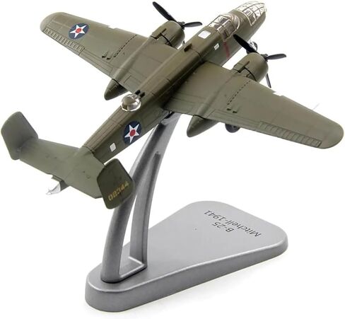 1/144 مقياس B-25 Bomber Mitchell Alloy نموذج طائرة مع حامل عرض هواية أطقم منمذجة in Kuwait