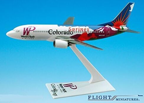 Western Pacific Colorado Boeing 737-300 1:200 Scale - Plastic Snap-Fit Model Airplane - Collectible Replica of Western Pacific Colorado Aircraft - Part #ABO-73730H-401 in Kuwait