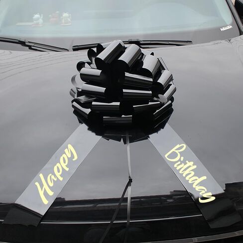 Big Happy Birthday Car Bow,20 Inch Giant Bow for Present,Christmas Party Birthday Car Decoration (Sky Blue) in Saudi Arabia
