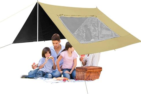 Car Tent,UV Protection Portable Shelter | Outdoor Car Awning Sun Shelter,for Vehicle Truck Automotive RV Outdoor Fishing Hiking Picnic Beach Yard in Kuwait