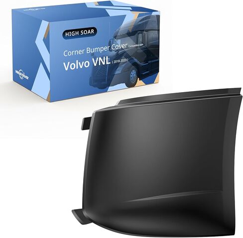 Right Corner Bumper Side Cover ABS Plastic Corner Bumper End Cap Compatible with Volvo VNL 2018-2023 Semi Truck Accessories, RH Passenger Side in Kuwait
