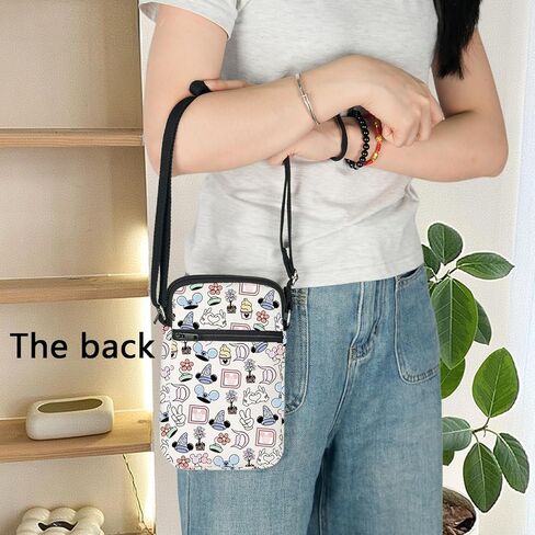 KEYCHIN Enchanted Kingdom Crossbody Bag Mouse Family Trip Gifts It’s A Small World Shoulder Bag Magic Castle Gifts in Saudi Arabia