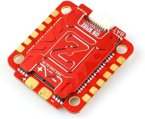 HGLRC Zeus 60A ESC BL32 3-6S 4in1 M3 مع حوض حراري، يدعم DShot600/300/150/Oneshot125/42 MultiShot لطائرة سباق FPV بدون طيار حرة in Kuwait