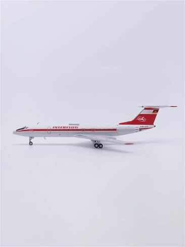 نماذج طائرات طبق الأصل بمقياس 1:400 نموذج طائرة مصغرة لـ 62411 لطائرة Interflug TU-134A DDR-SCP نموذج طائرة مصغرة بتفاصيل عالية in Kuwait