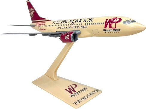 Western Pacific Broadmoor 737-300 مقياس 1:200 - نموذج طائرة بلاستيكية سهلة التركيب - نسخة طبق الأصل من طائرة الخطوط الجوية الغربية رقم ABO-73730H-002 in Kuwait