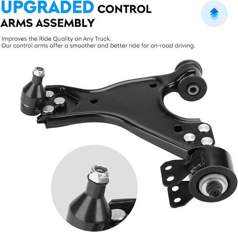 6PCS Front Lower Control Arms w/Ball Joints for Buick Enclave 08-17, Chevy Traverse 09-17, GMC Acadia 07-16, Saturn Outlook 07-10, Sway Bars + Outer Tie Rods Suspension Kit K621231 K621232 K750155 in Kuwait