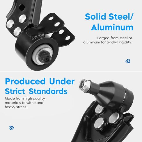 6PCS Front Lower Control Arms w/Ball Joints for Buick Enclave 08-17, Chevy Traverse 09-17, GMC Acadia 07-16, Saturn Outlook 07-10, Sway Bars + Outer Tie Rods Suspension Kit K621231 K621232 K750155 in Kuwait