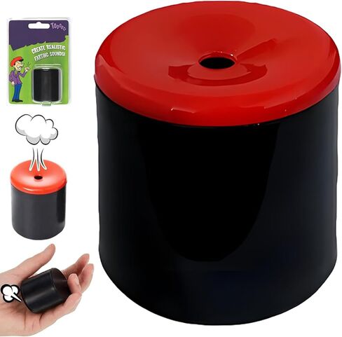 Novelty Squeeze Pooter Fart Machine with Realistic Sound Effects - Pocket-Size Prank Noisemaker,Joke Toys, Prank Farting Toys Rubber, Makes The Most Realistic Sounds for Party Gift Toy (Black) in Saudi Arabia