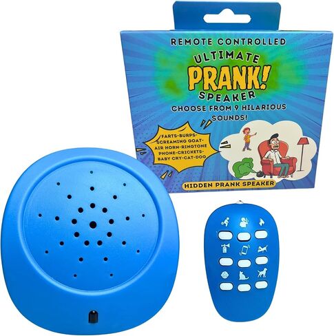 Remote Controlled Sound Prank - Farts, Burps, Screaming Goat, Air Horn, Phone Ringtone, Crickets, Baby Crying, Cat, Dog - 26 Different Realistic Sounds - Wireless in Saudi Arabia
