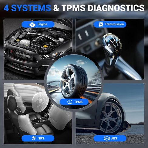أداة برمجة XTOOL TP380 TPMS وماسح ضوئي obd2: أداة تشخيص السيارة 2026 2 في 1، إعادة تعلم/إعادة تعيين TPMS، 5 تشخيص للنظام، 13+ وظيفة خدمة (الزيت/BMS/ABS)، تحديثات مجانية مدى الحياة، بدون اشتراك in Kuwait