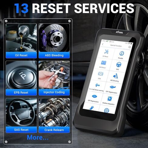 أداة برمجة XTOOL TP380 TPMS وماسح ضوئي obd2: أداة تشخيص السيارة 2026 2 في 1، إعادة تعلم/إعادة تعيين TPMS، 5 تشخيص للنظام، 13+ وظيفة خدمة (الزيت/BMS/ABS)، تحديثات مجانية مدى الحياة، بدون اشتراك in Kuwait