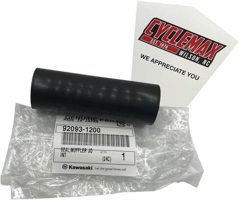 حزمة واحدة Cyclemax متوافقة مع Kawasaki 1986-24 KX 80 85 100 112 Muffler JOINT SEAL 92093-1200 تحتوي على 92093-1200 وقمع in Kuwait
