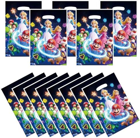 88xiaoyun 30 PCS latest Mario Themed Party Gift Bags, Party Supplies for Kids, Cute Mario Game Themed Party, Birthday Decoration Gift Bags Suitable for Girls or Boys in Saudi Arabia