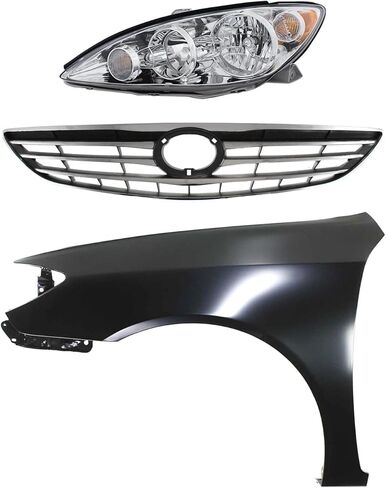 Replacement Headlight Kit Driver Side fits Toyota Camry 2005 2.4L (I4) Left Assembly LE/XLE in Kuwait