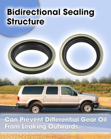Rear Axle Seal and O-Ring Kit Fit for Ford F250 F350 Super Duty 1999-2024 Transit 150 250 350 2015-2019 Excursion 2000-2005 Replace 370247A 2C3Z-1177-AA E5TZ-4A331-A, Inner Wheel Hub Oil Seal in Saudi Arabia