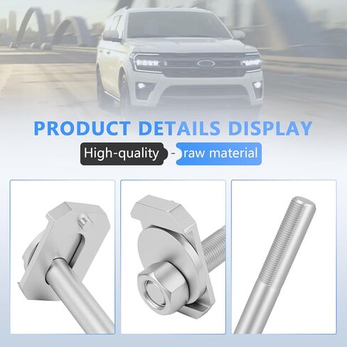 طقم مسامير تعديل العجلات الأمامية الحدبة/العجلة متوافق مع 2009-2024 F150 2010-2014 Raptor، 2007-2017 Expedition، 2006-2008 Mark LT، 2007-2017 Navigator OEM 86252 in Kuwait