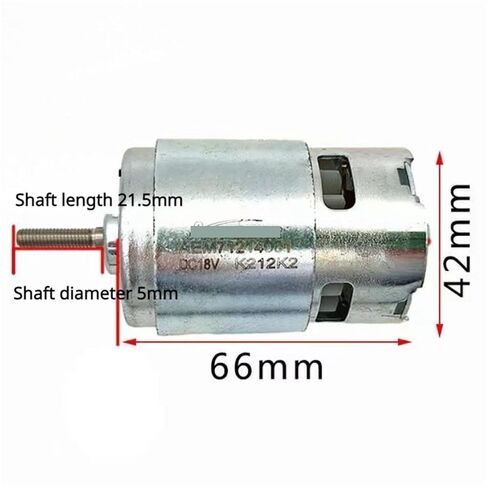 775 DC Motor 18V 120W Ball Bearing Large Torque High Power Low Noise Gear Motor 1Pcs in Saudi Arabia