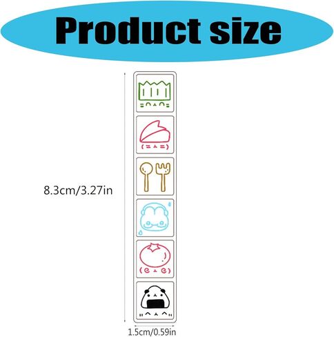 Creative Six Pattern Stamps Scrapbooking for Enhancing Planner Projects Stationery for Office School Student Journal in Kuwait